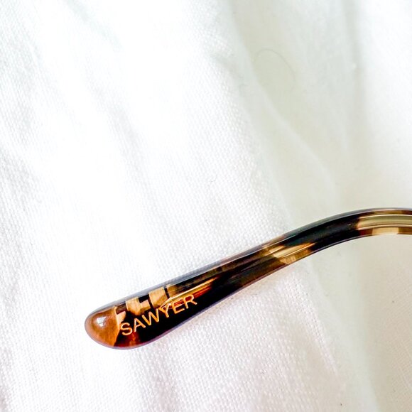 DIFF Sawyer Espresso Tortoise Sunglasses Round Lens 48-21-145 ET-BB60 - Picture 7 of 8